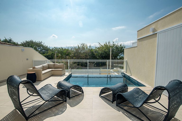 Vá à pé para praia Feiticeira - Casa 4 pessoas